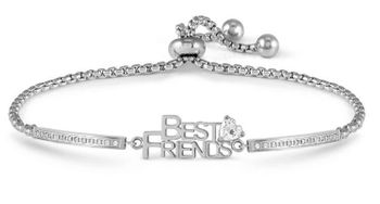 Bransoletka damska Nomination Italy Milleluci – BEST FRIEND - silver, 028025 006f.jpg